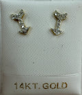 Aretes 14k