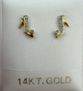 Aretes 14k