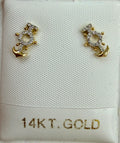 Aretes 14k